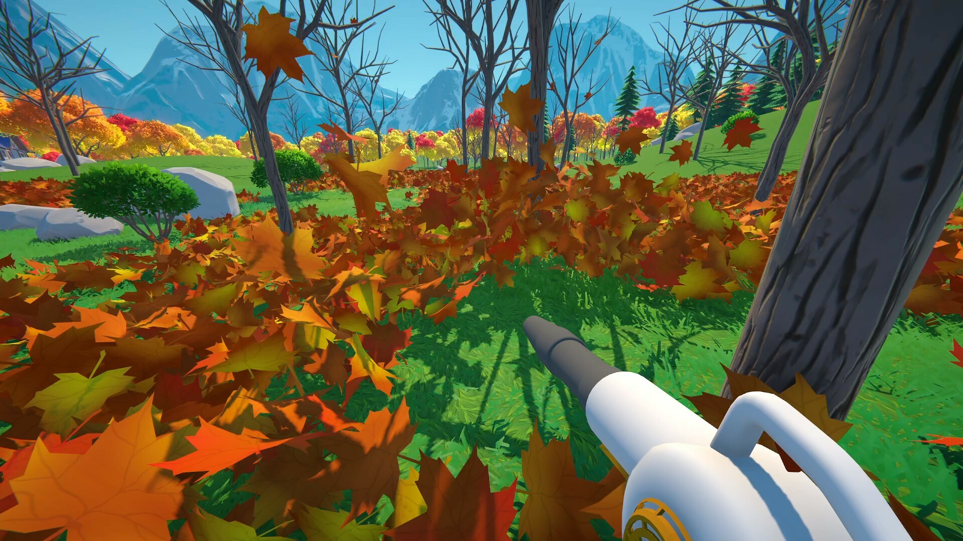 Leaf Blowing Simulator
