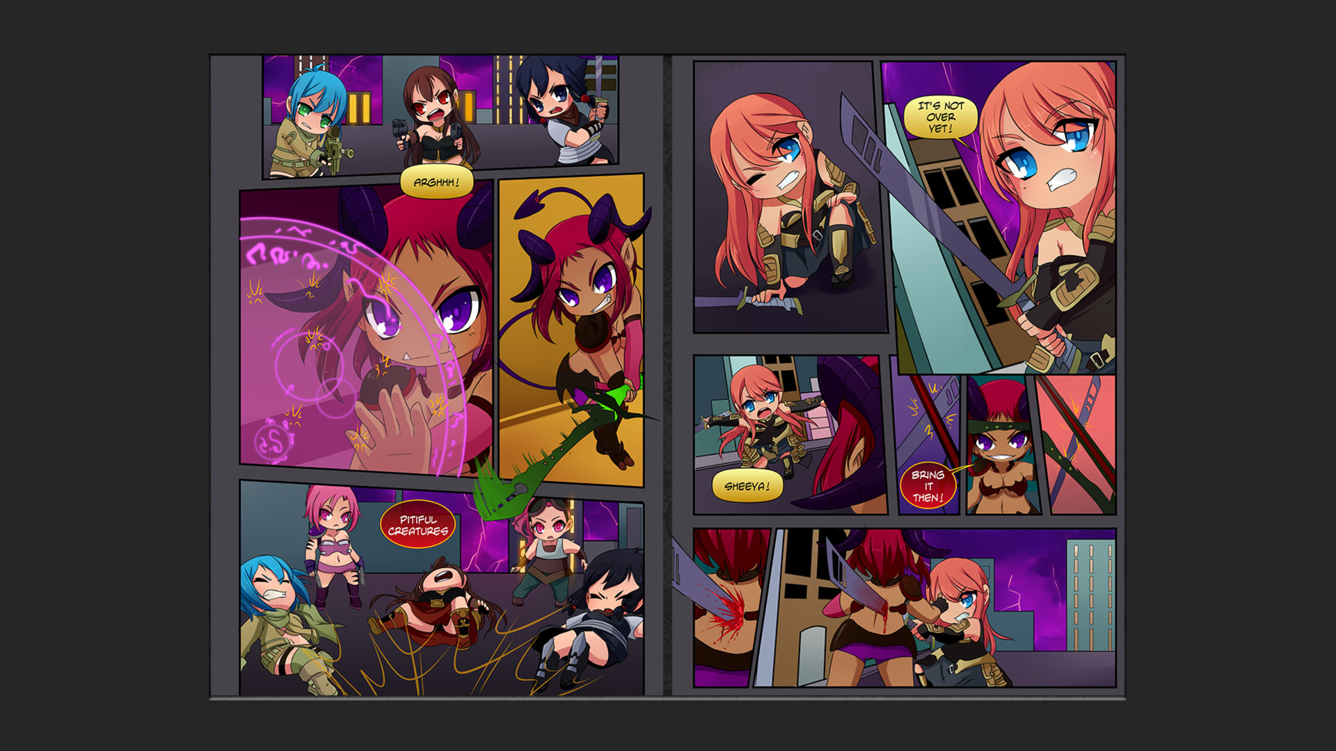Chibi Wars Kinetic Novel
