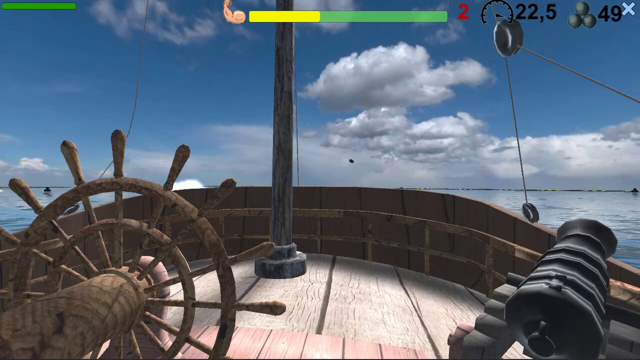 Pirates. Naval battle