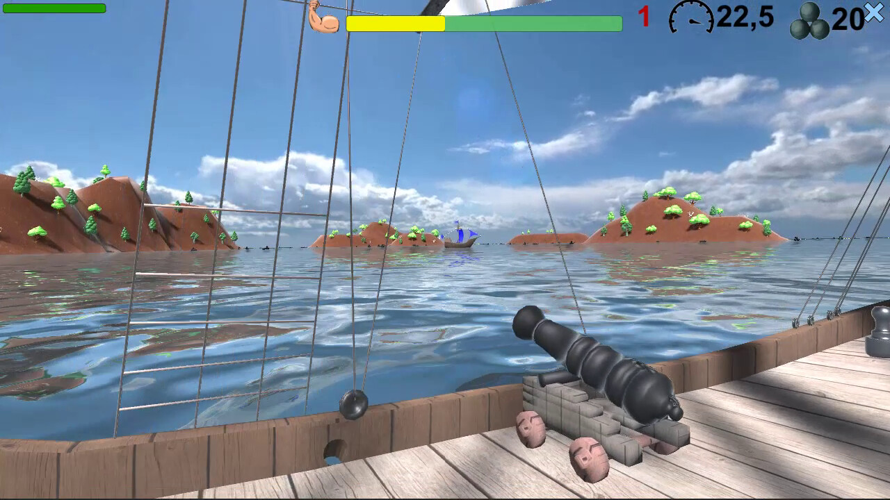 Pirates. Naval battle