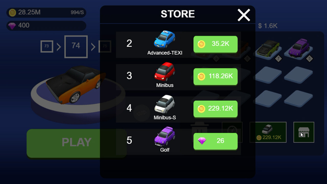Tap Drift Car