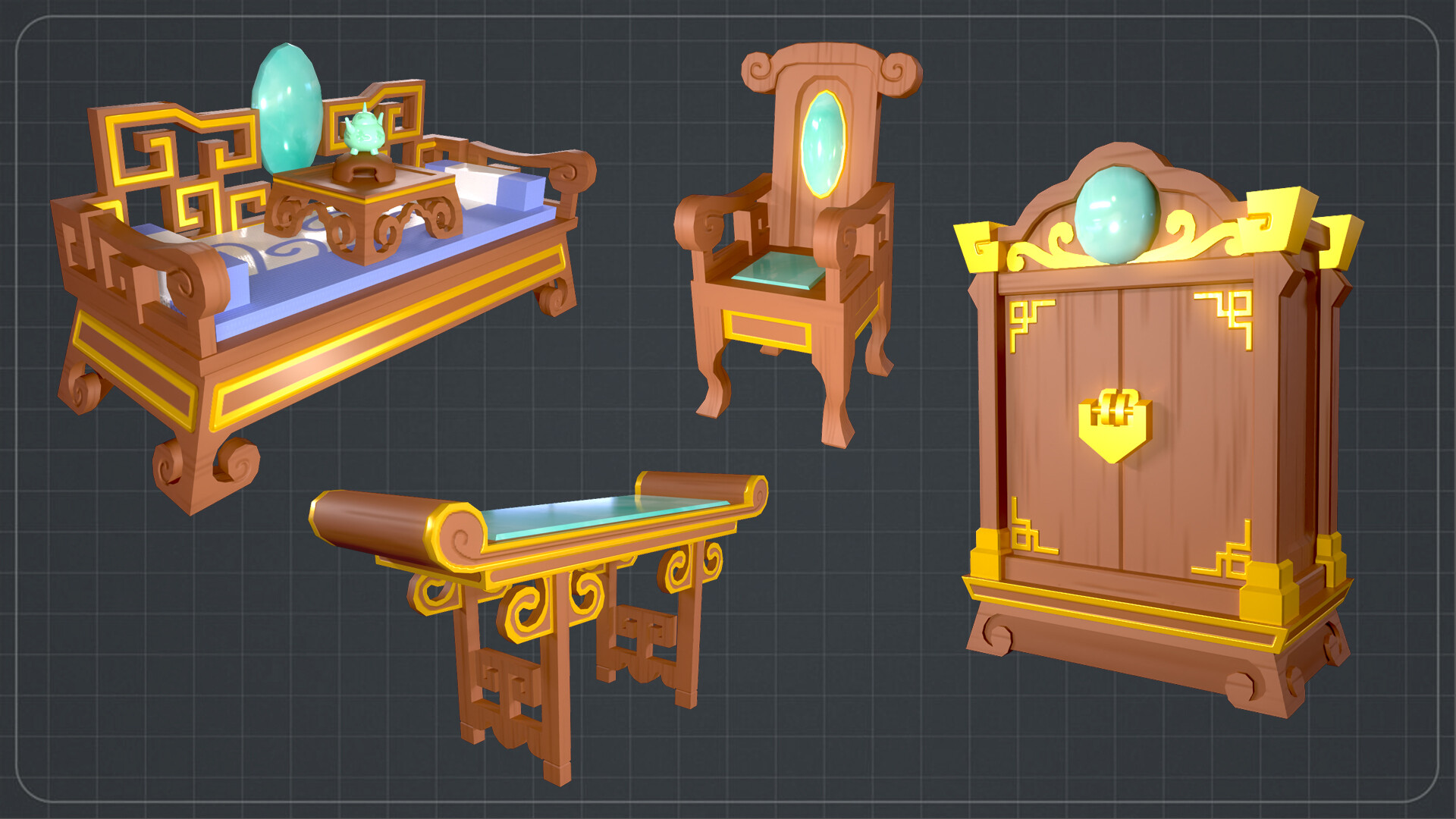 PixArk: Jade Elegance – A Theatrical Odyssey in the East