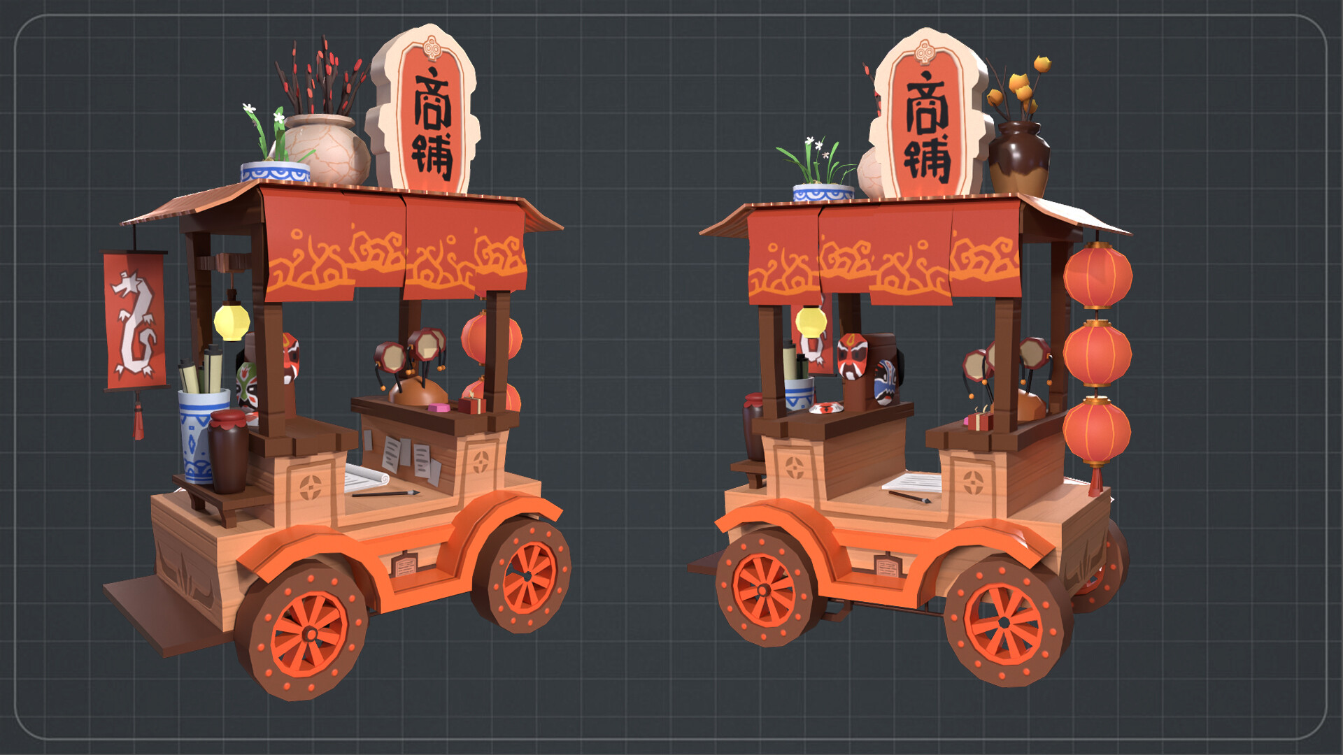 PixArk: Jade Elegance – A Theatrical Odyssey in the East