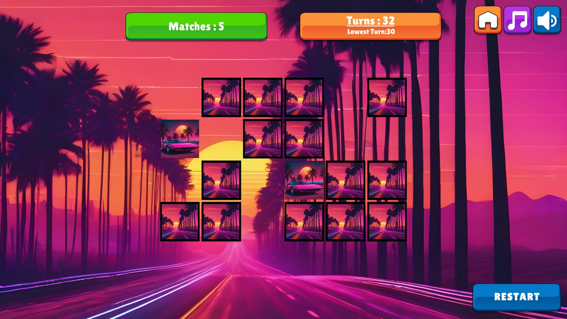 OG Memory: Synthwave Cars