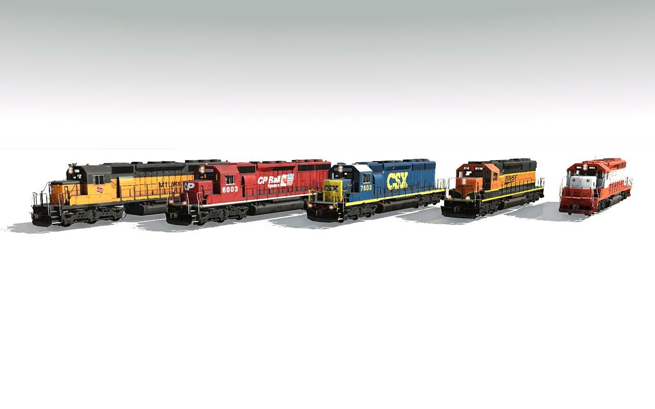 Trainz Railroad Simulator 2022: Pro Train – SD40-2 Loco Bundle 3