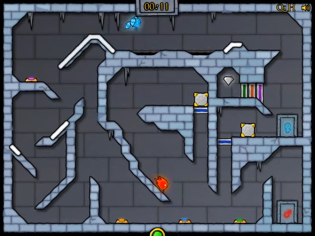 Fireboy and Watergirl in the Ice Temple