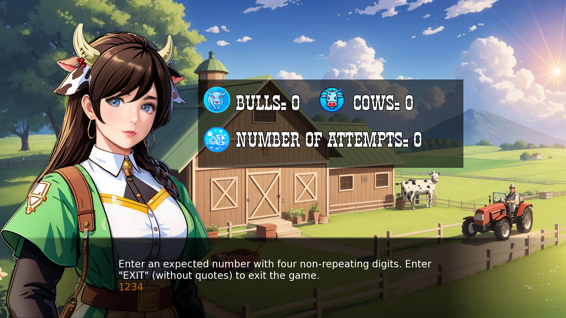 Bulls and Cows: Wild West
