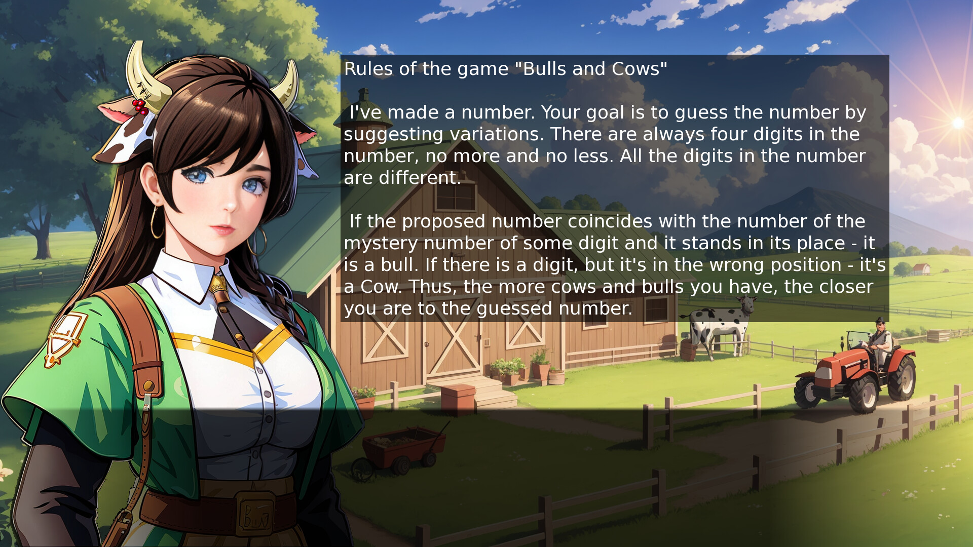 Bulls and Cows: Wild West