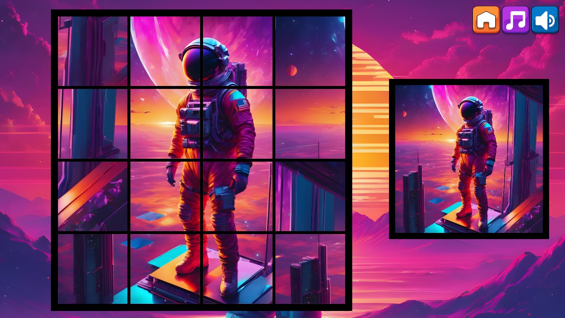 OG Puzzlers: Synthwave Astronauts