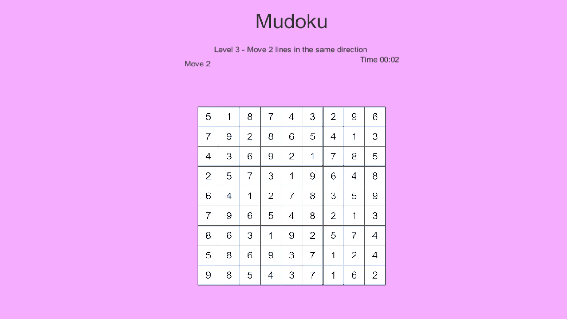 Mudoku: Next Sudoku