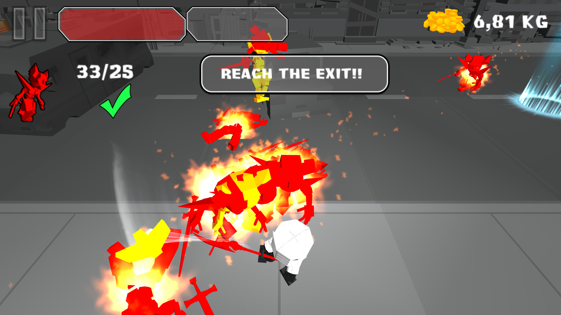 Stickman Killing Zombie