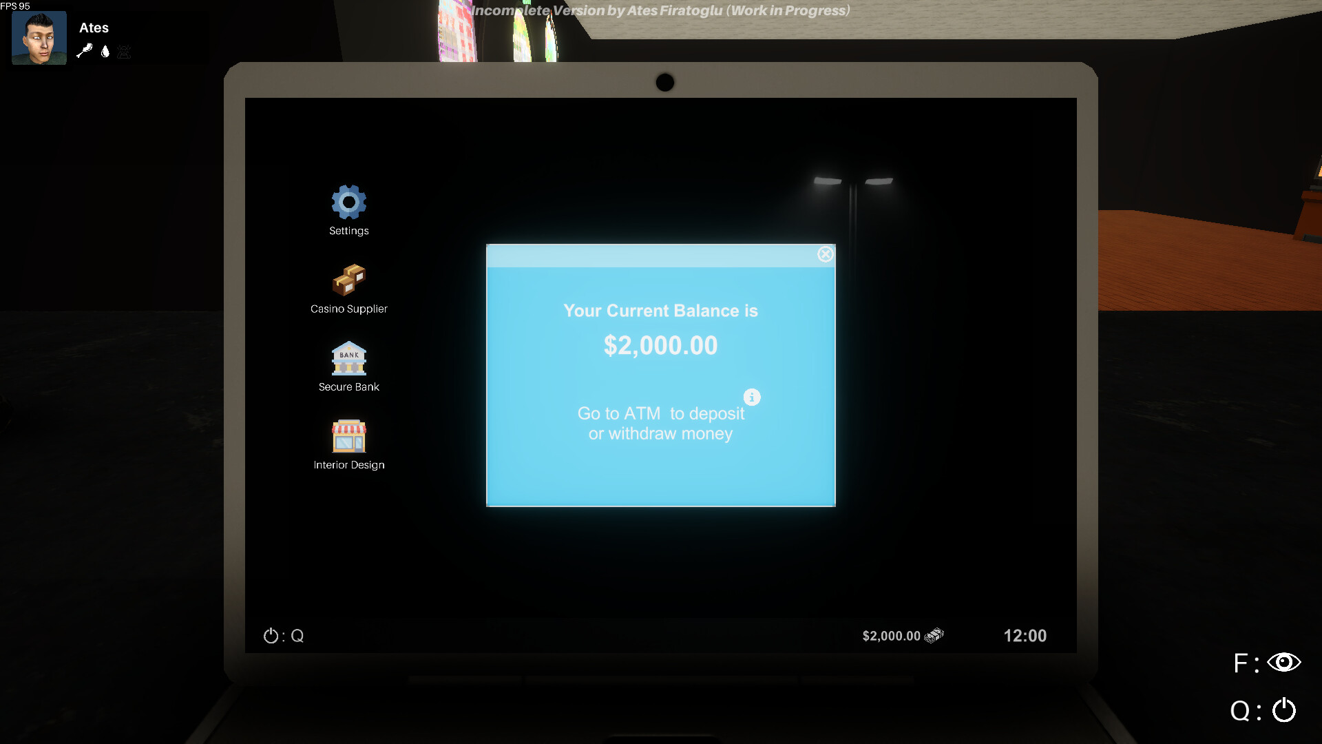 Casino Management Simulator