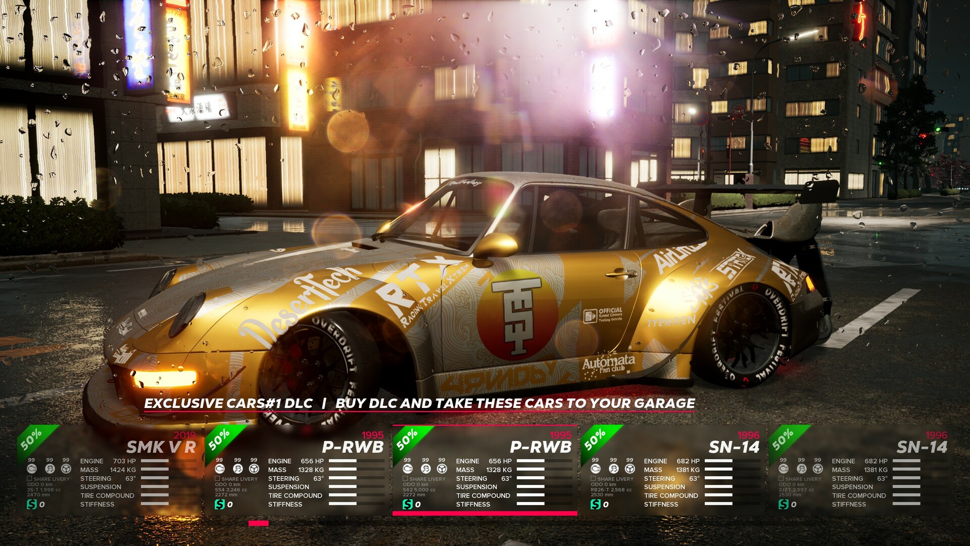 OverDrift Festival: Exclusive Cars Pack#1