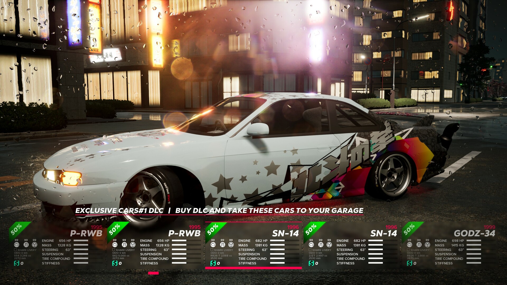 OverDrift Festival: Exclusive Cars Pack#1