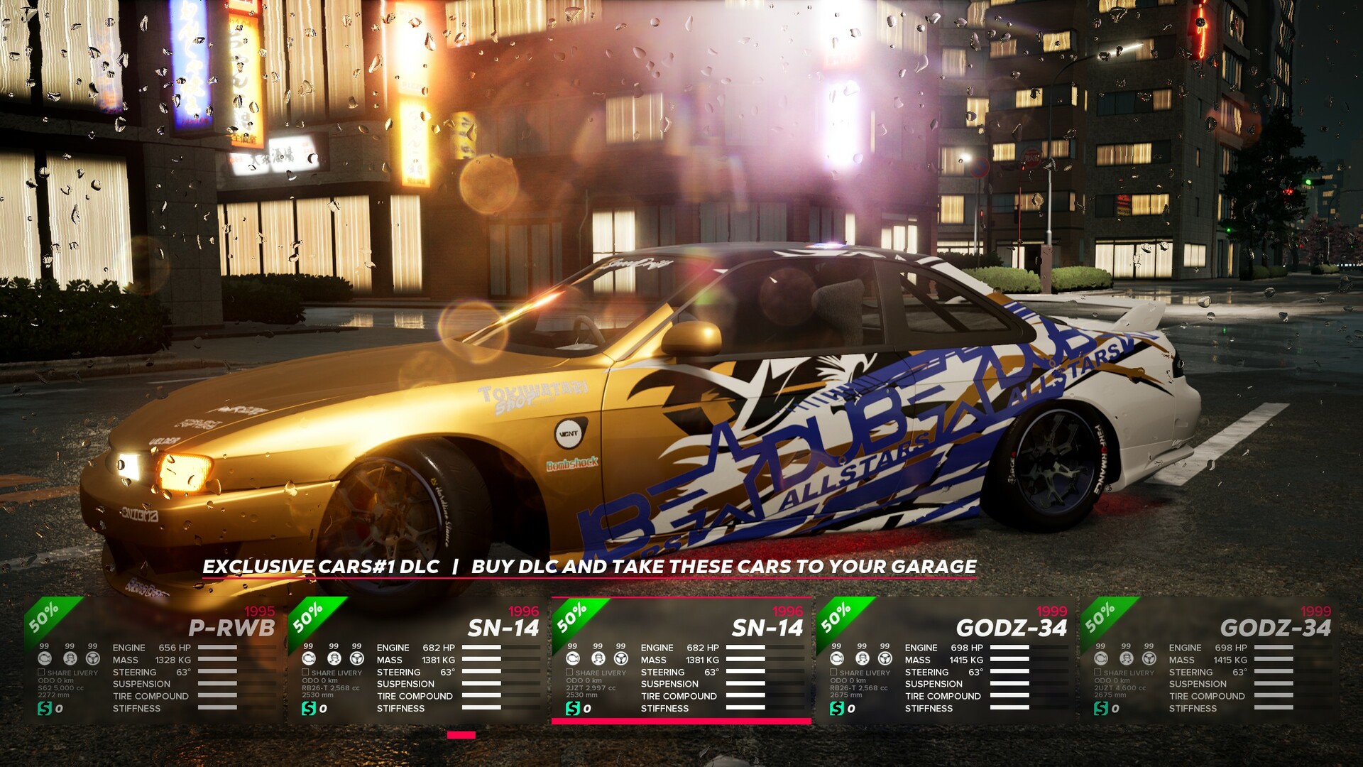 OverDrift Festival: Exclusive Cars Pack#1