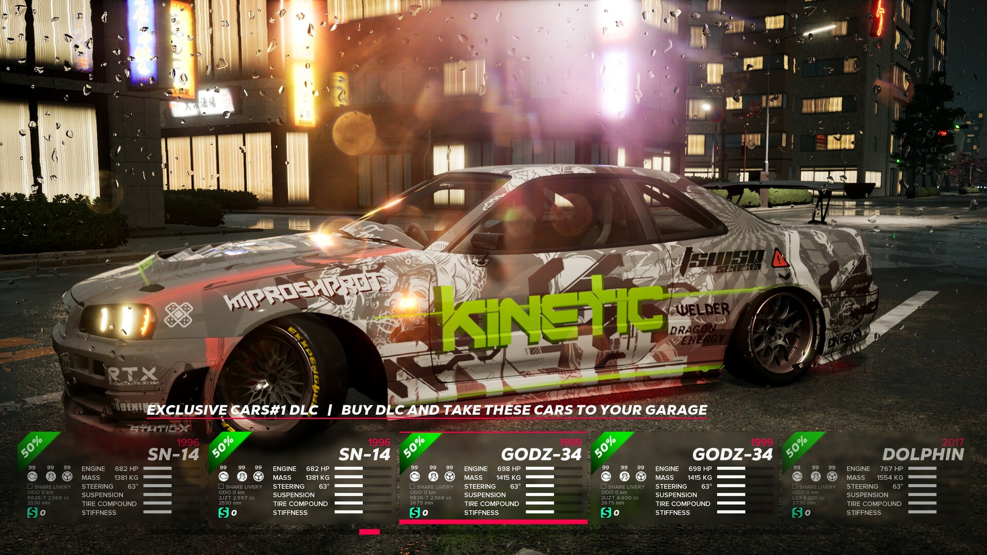 OverDrift Festival: Exclusive Cars Pack#1