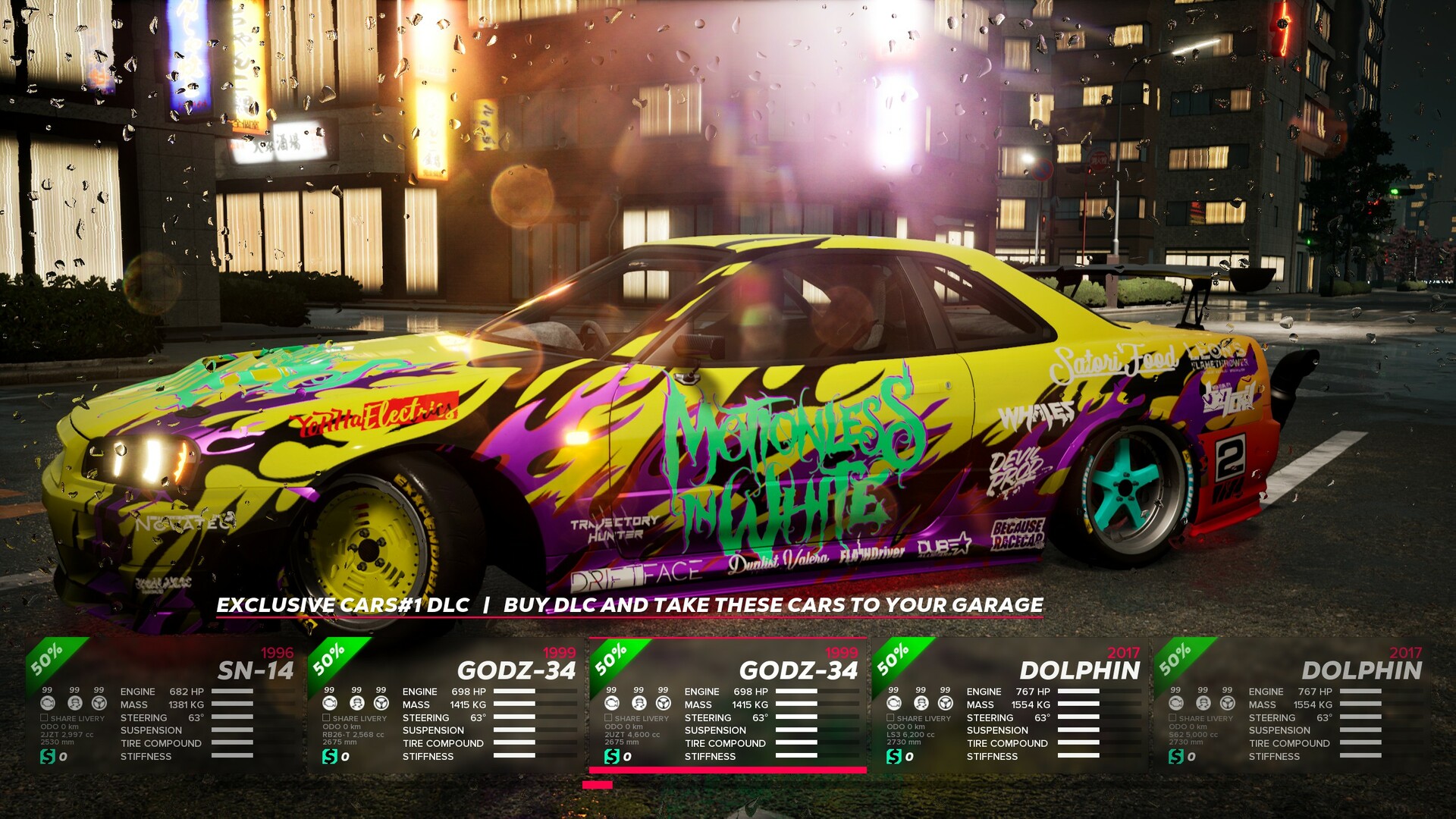 OverDrift Festival: Exclusive Cars Pack#1