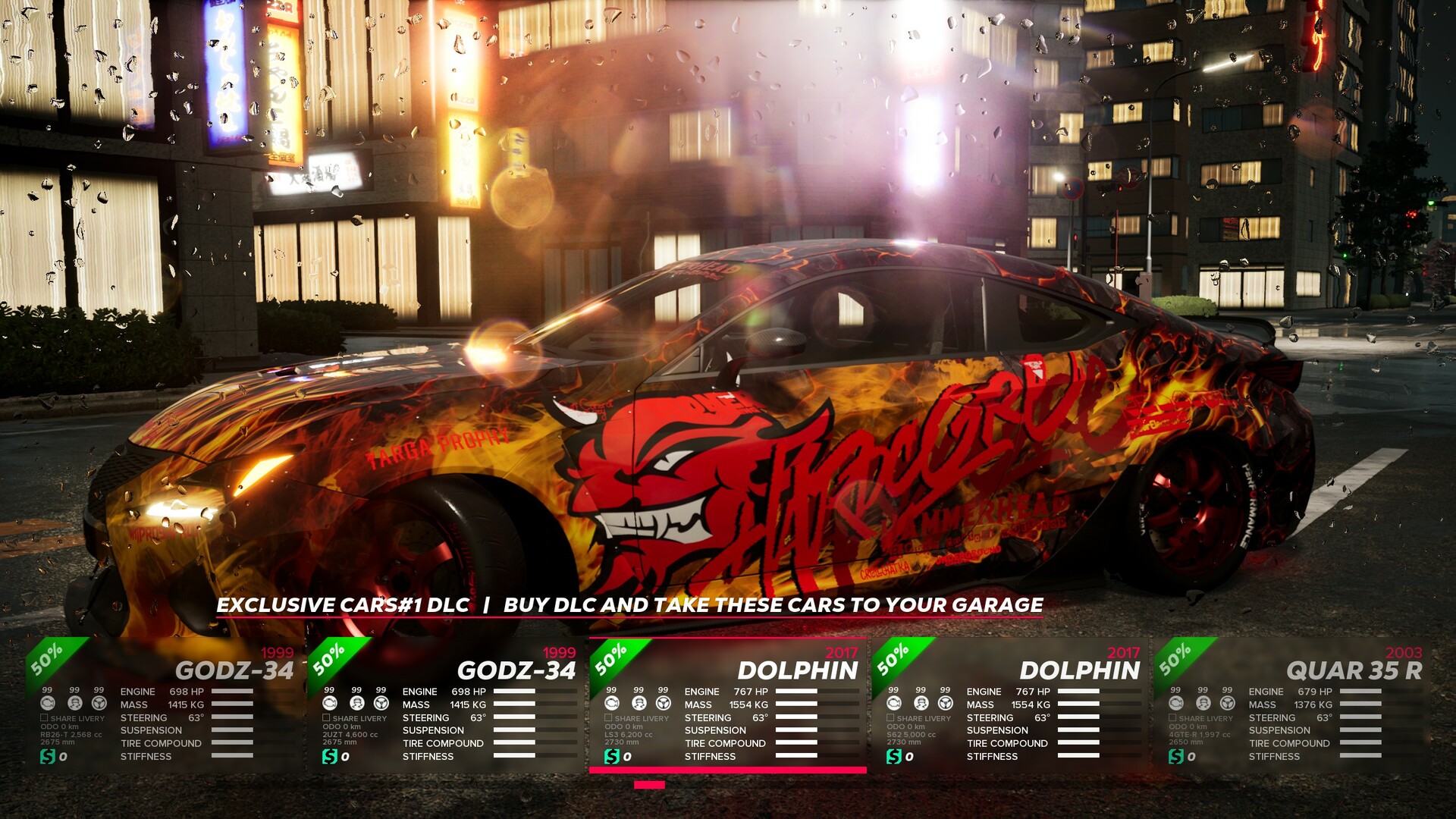 OverDrift Festival: Exclusive Cars Pack#1