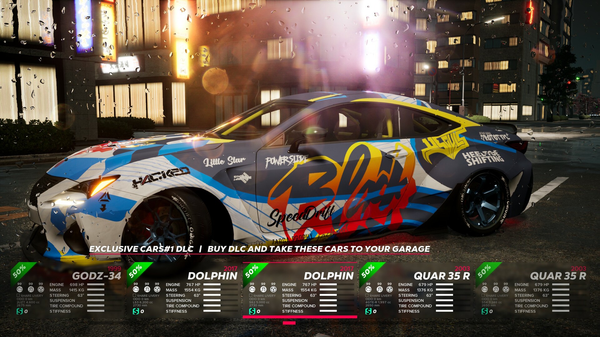 OverDrift Festival: Exclusive Cars Pack#1