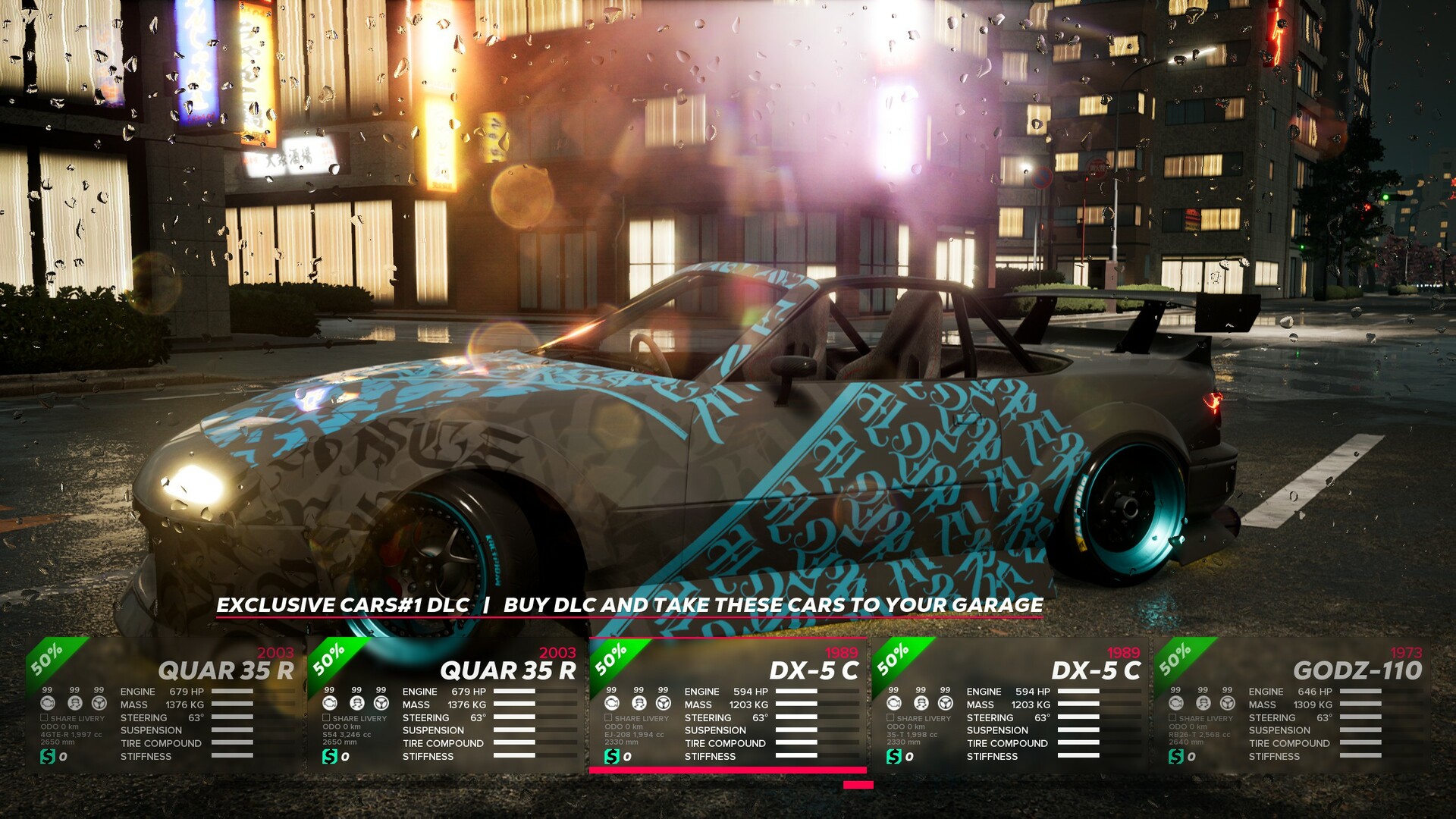 OverDrift Festival: Exclusive Cars Pack#1