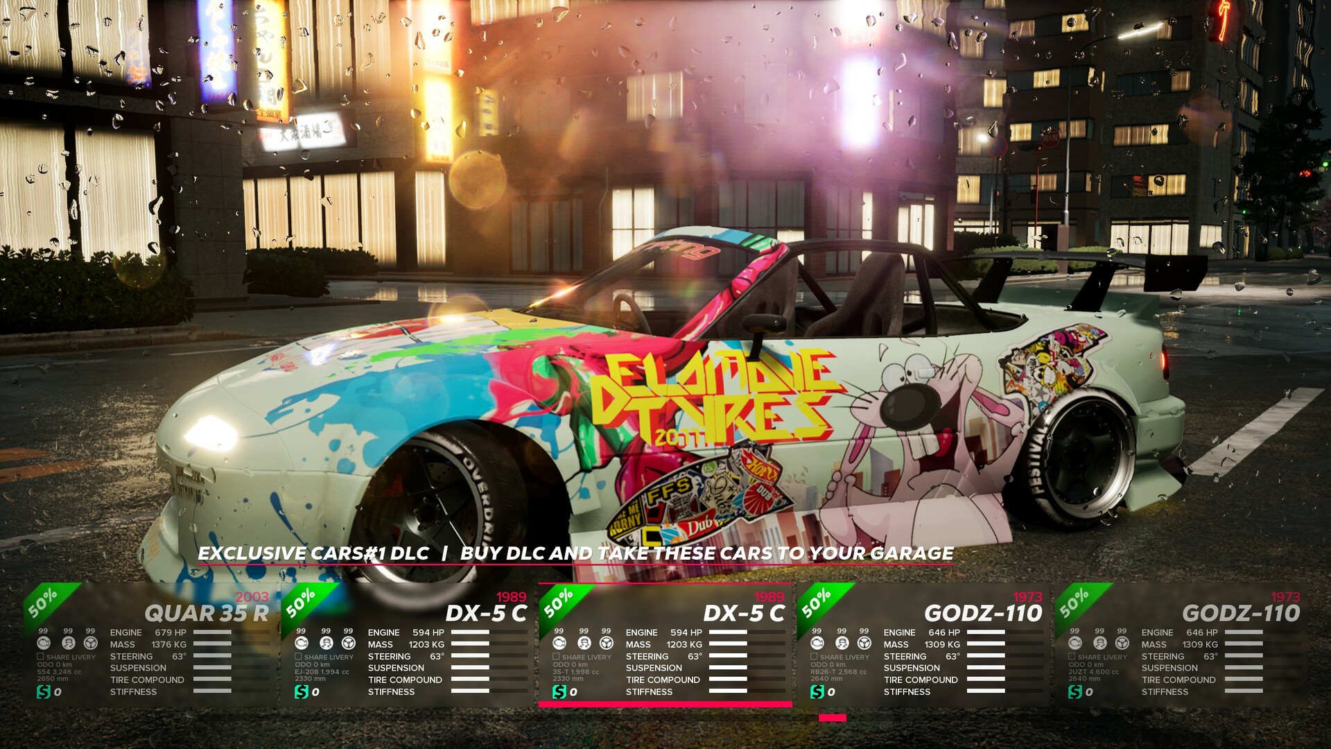 OverDrift Festival: Exclusive Cars Pack#1