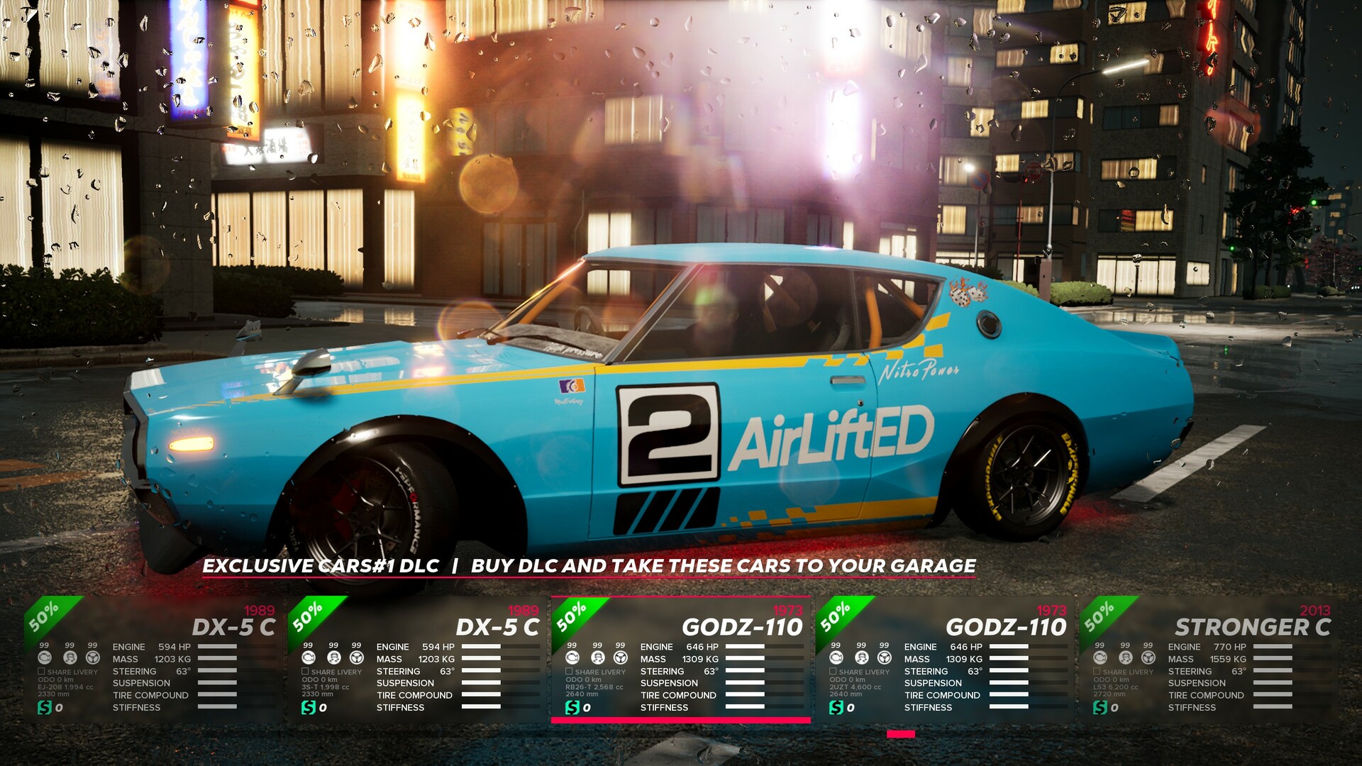 OverDrift Festival: Exclusive Cars Pack#1
