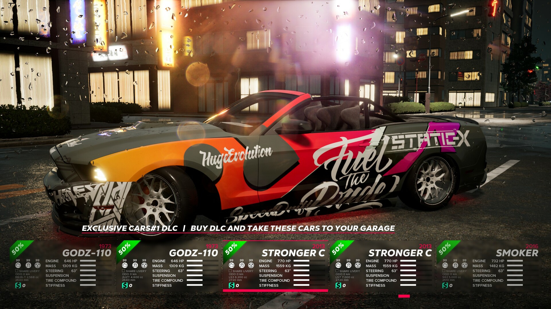 OverDrift Festival: Exclusive Cars Pack#1
