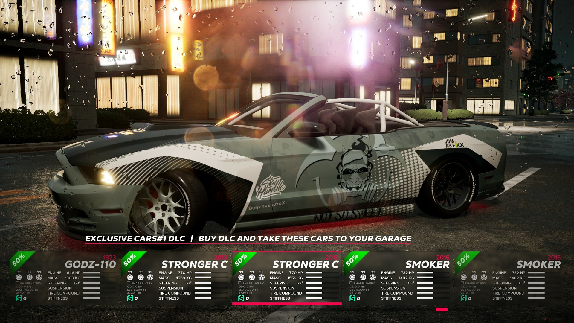 OverDrift Festival: Exclusive Cars Pack#1