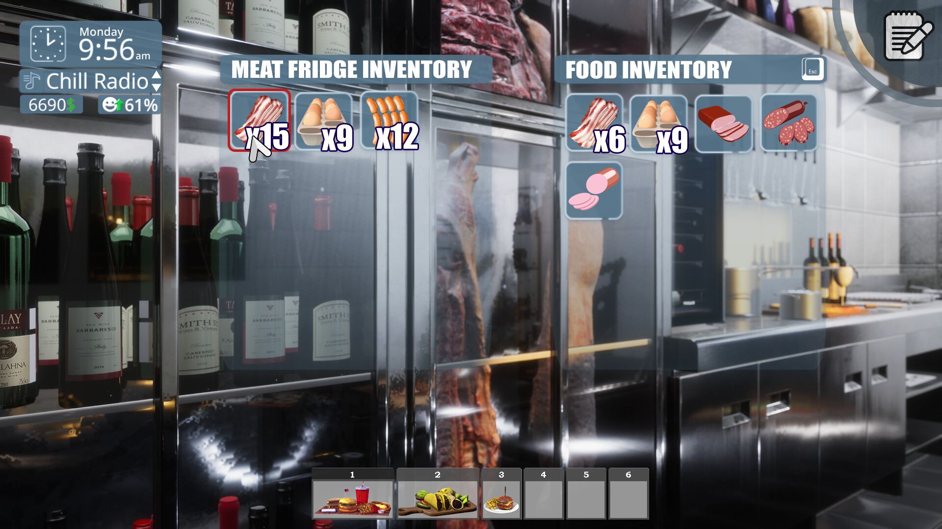 Road Dinner Simulator