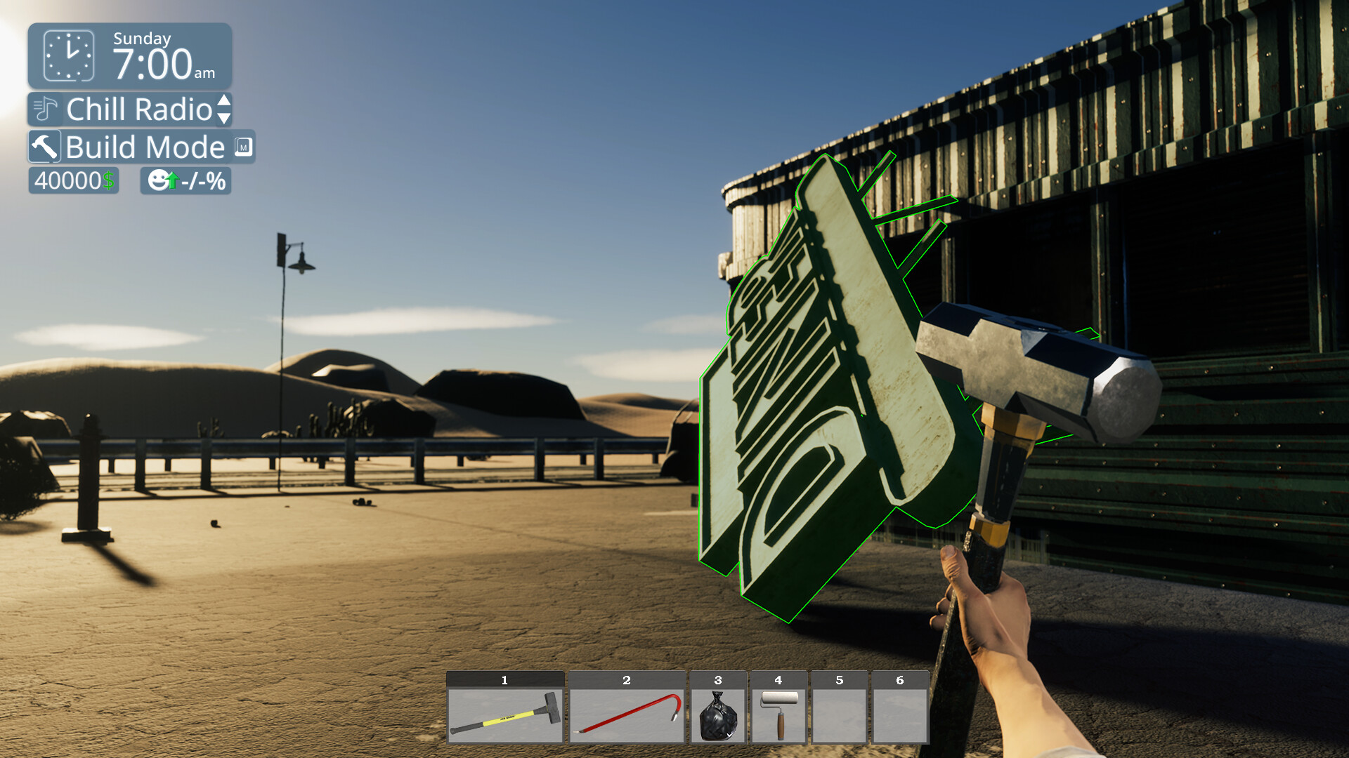 Road Dinner Simulator