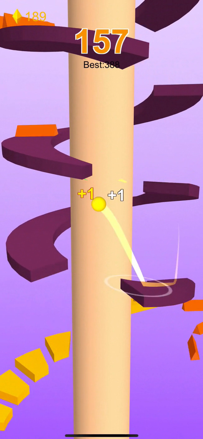 Run Ball: Jump on Helix Road
