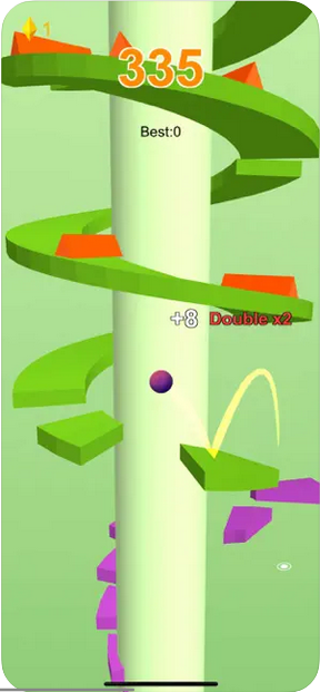 Run Ball: Jump on Helix Road