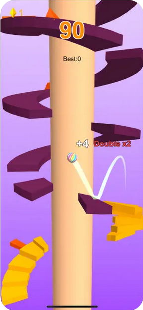 Run Ball: Jump on Helix Road