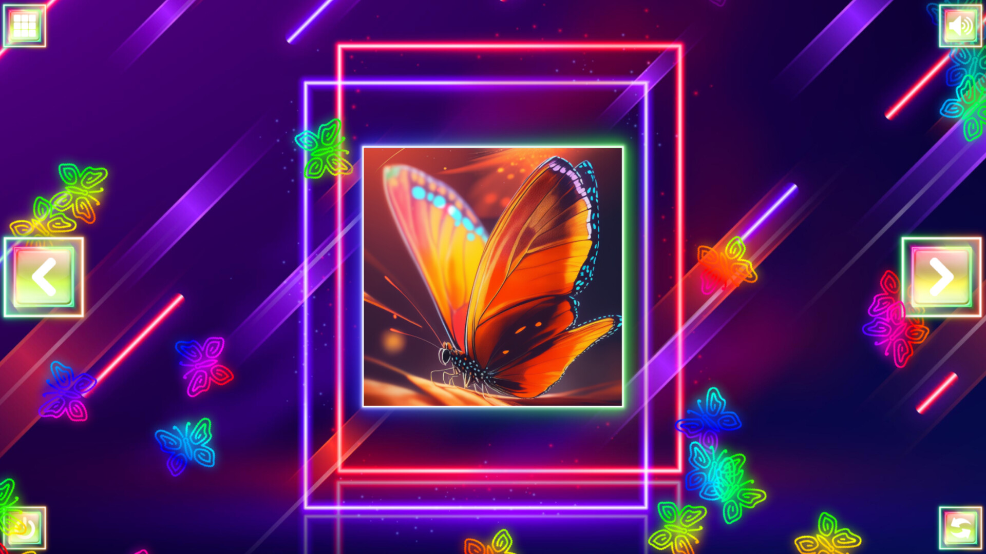 Neon Fantasy: Butterflies