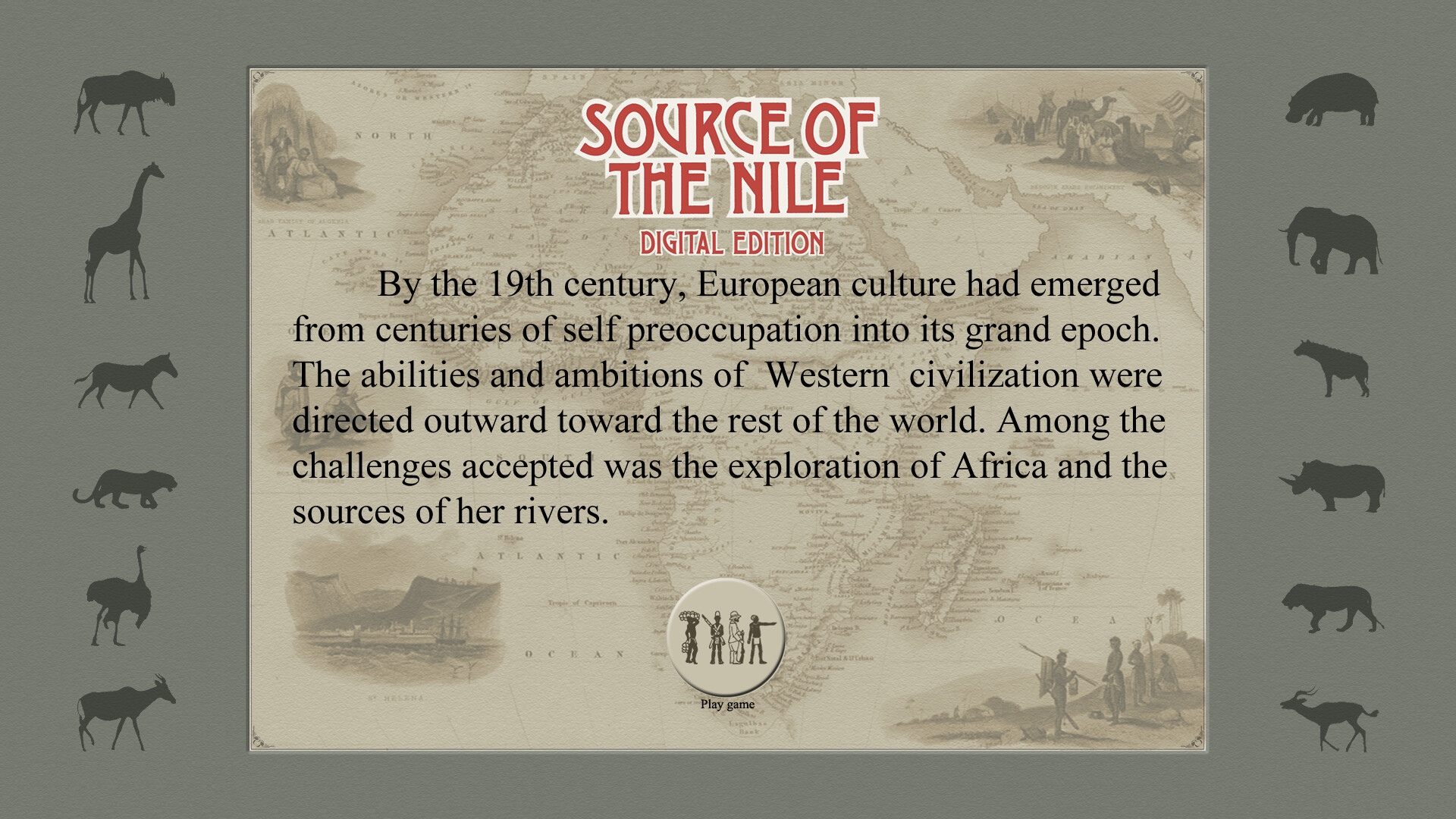 Source of the Nile: Digital Edition