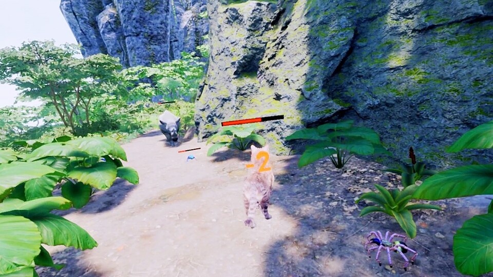 Forest Showdown: Cat Hero Battle