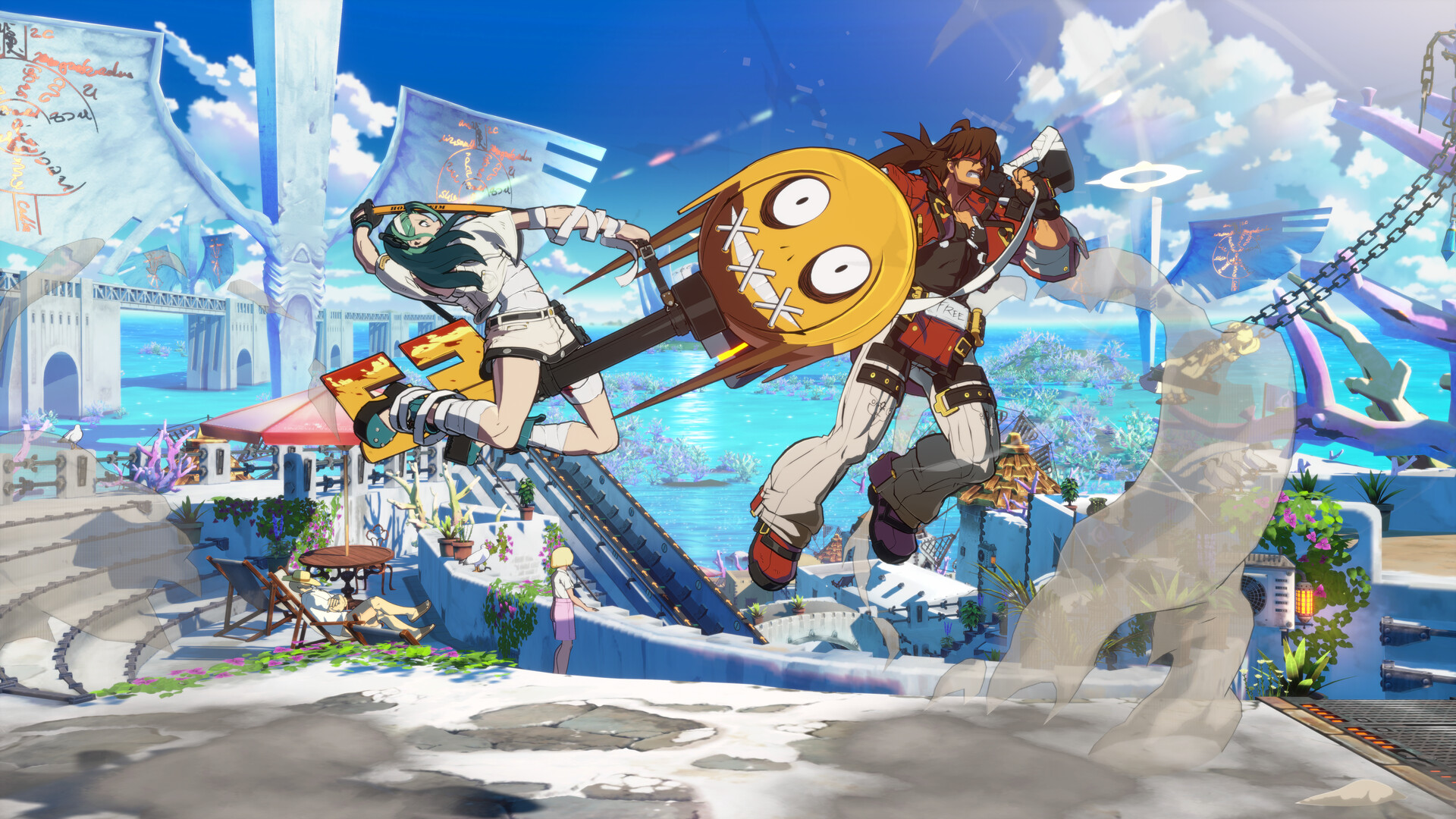 Guilty Gear: Strive – Additional Battle Stage: Fallen Prayer, Engulfed Lives