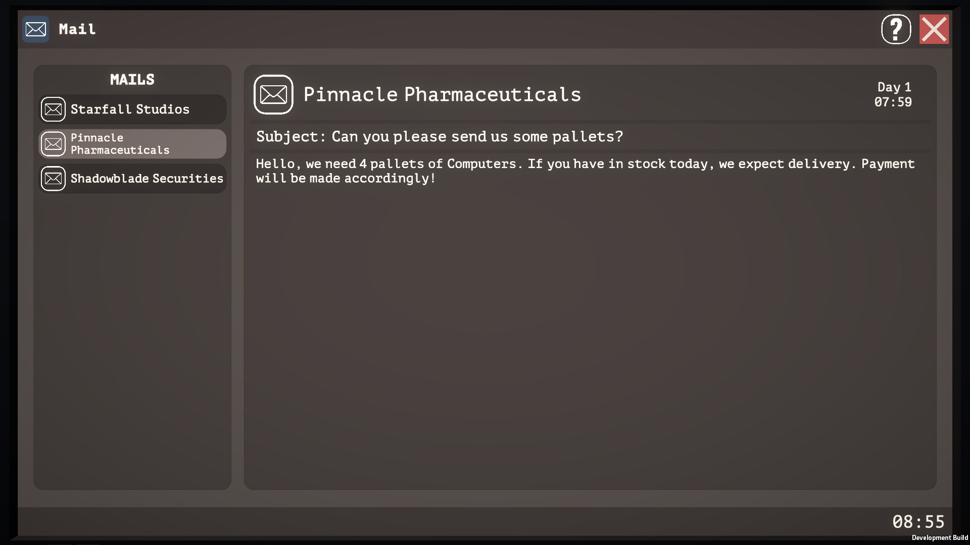 Warehouse Manager Simulator