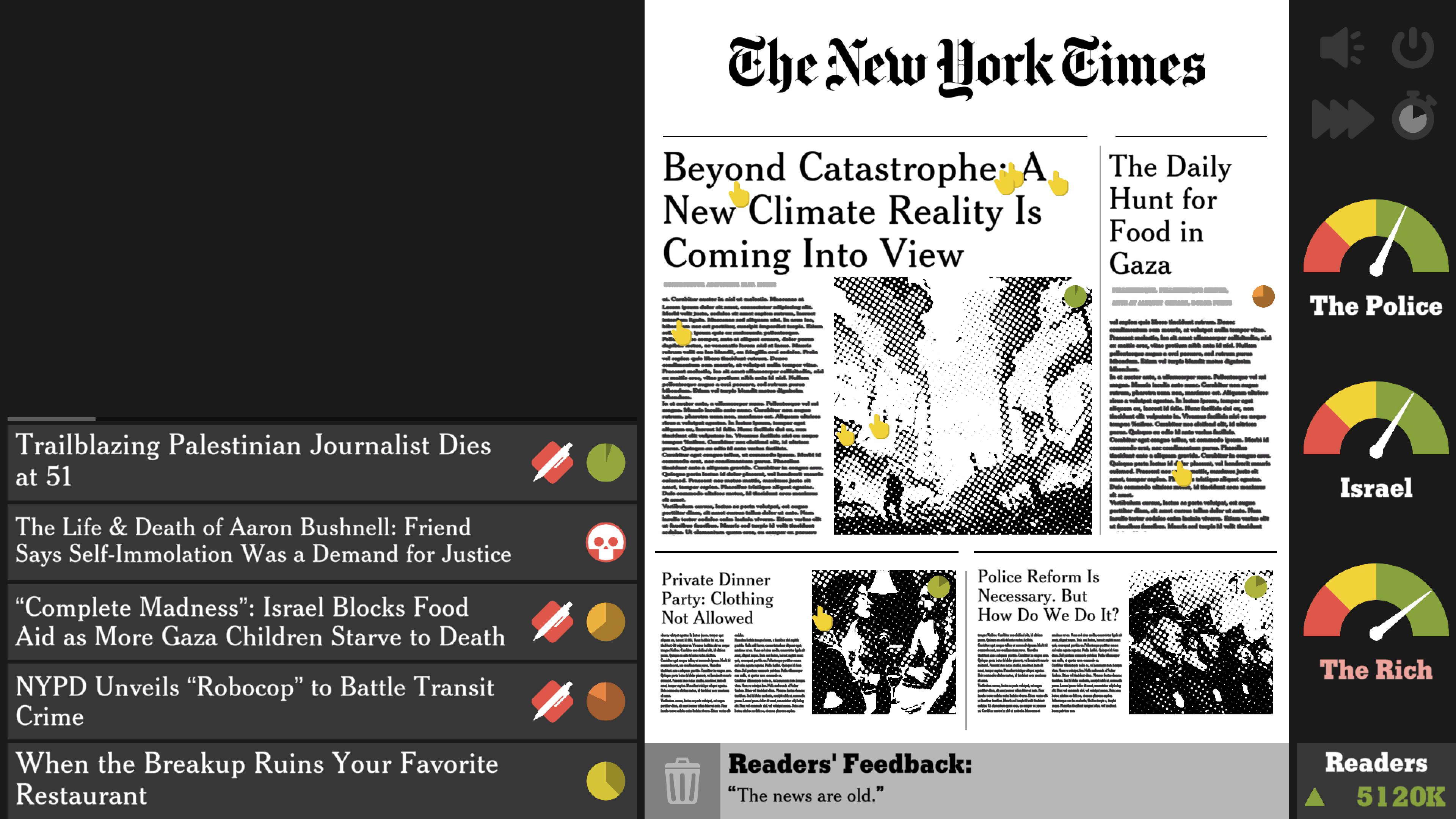The New York Times Simulator