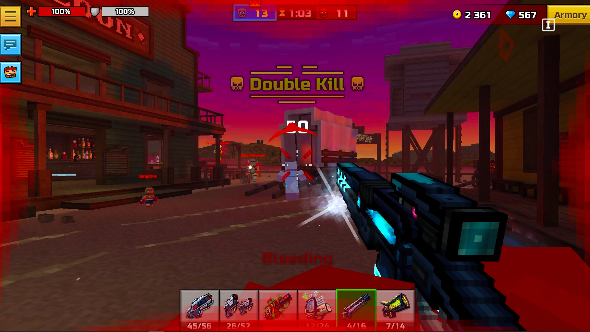 Pixel Gun 3D: Frost Dive Set