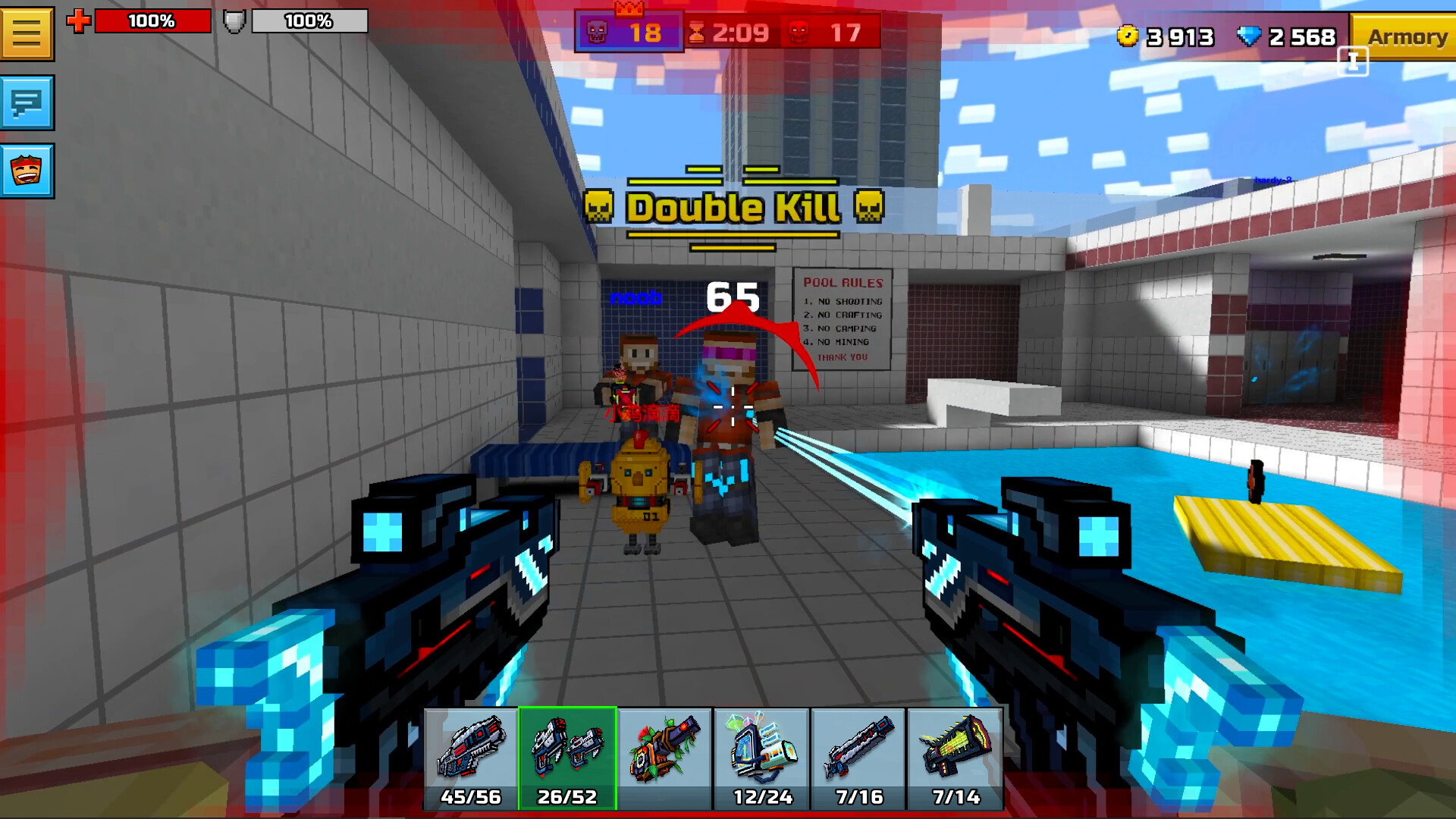 Pixel Gun 3D: Frost Dive Set