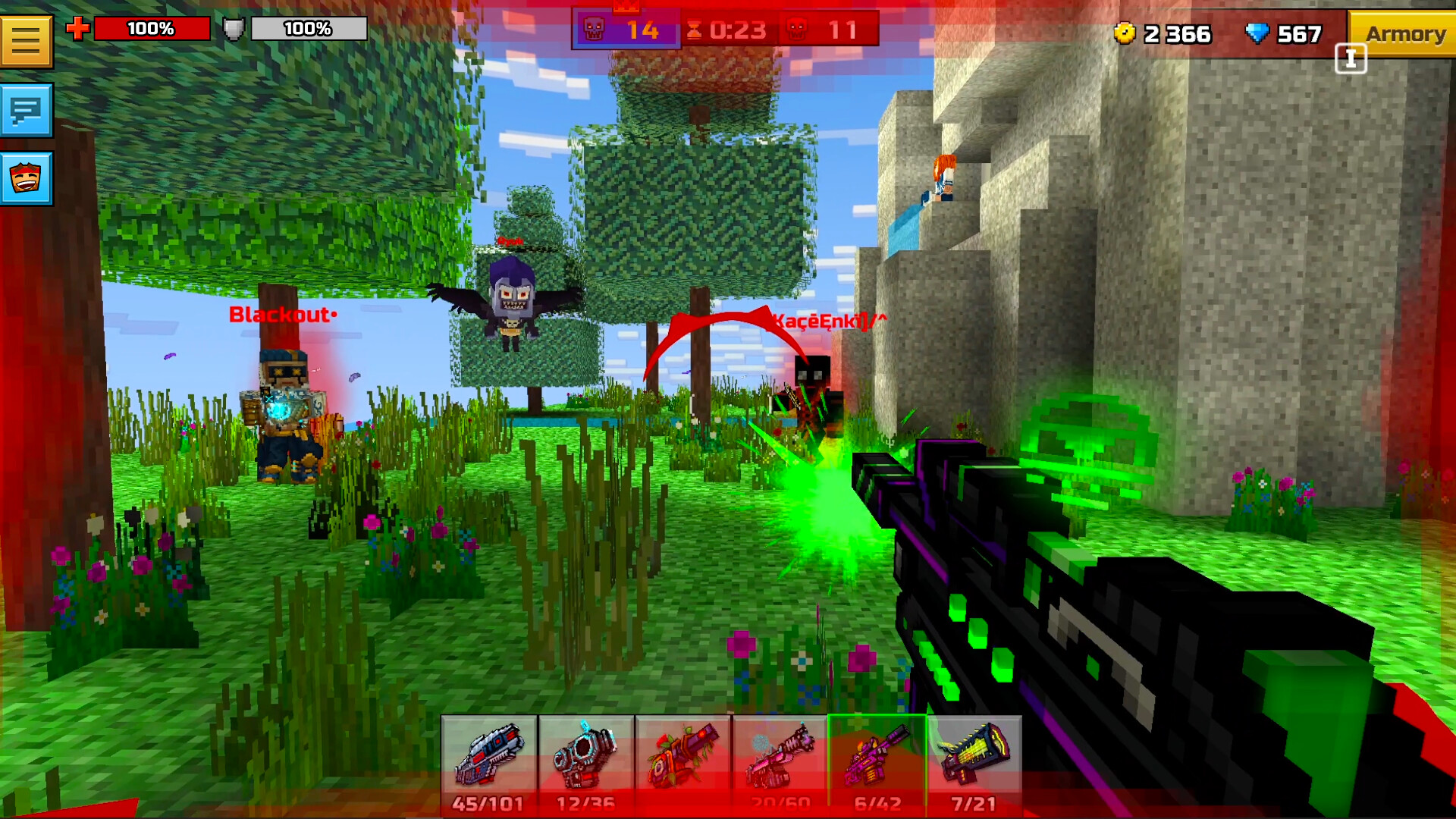 Pixel Gun 3D: Poison Retro Set