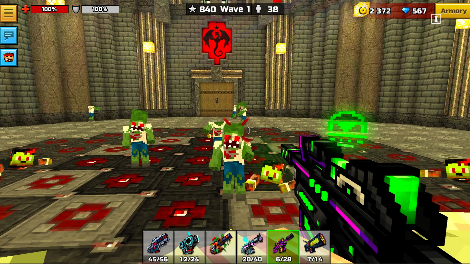 Pixel Gun 3D: Poison Retro Set