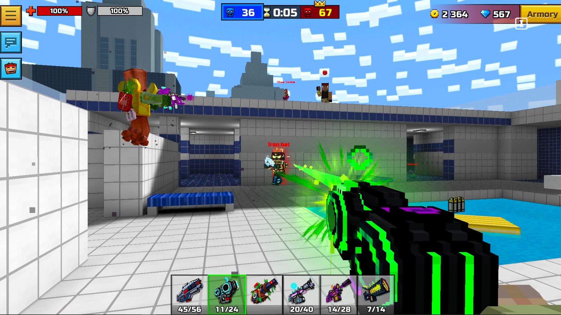 Pixel Gun 3D: Poison Retro Set