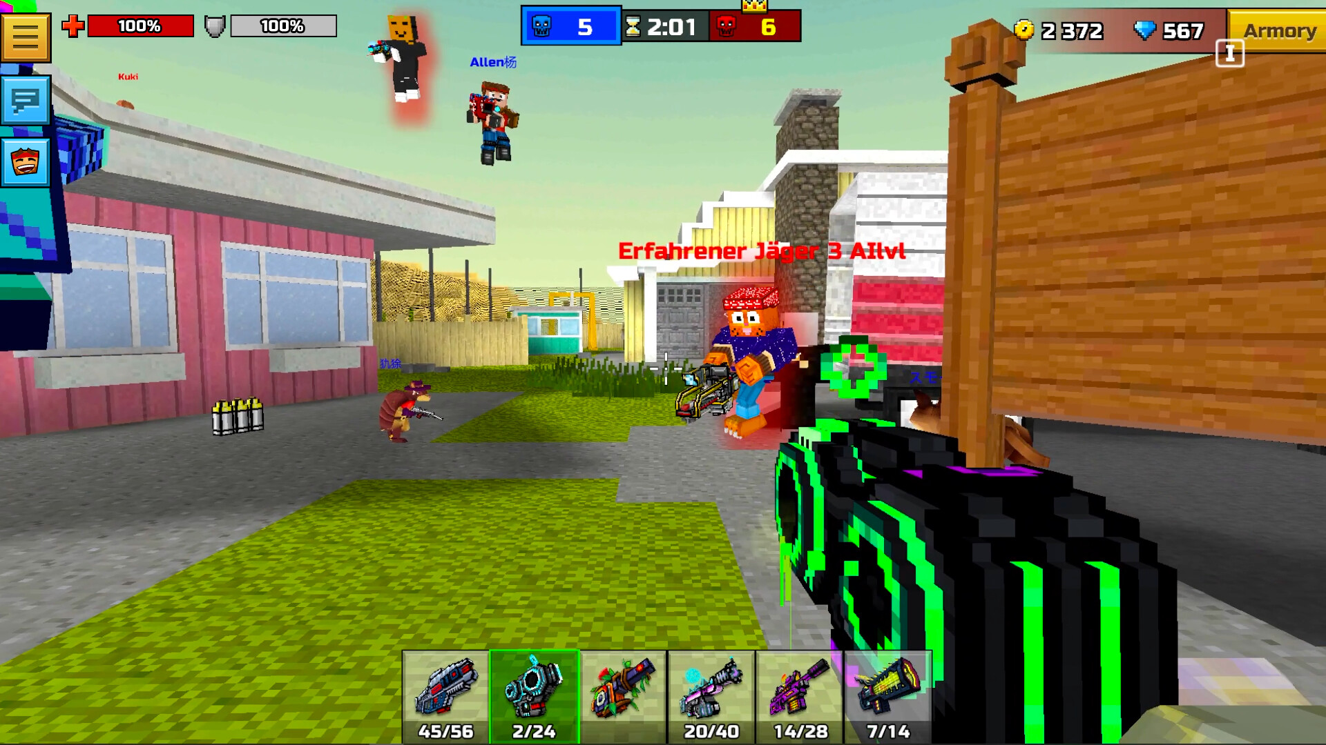 Pixel Gun 3D: Poison Retro Set