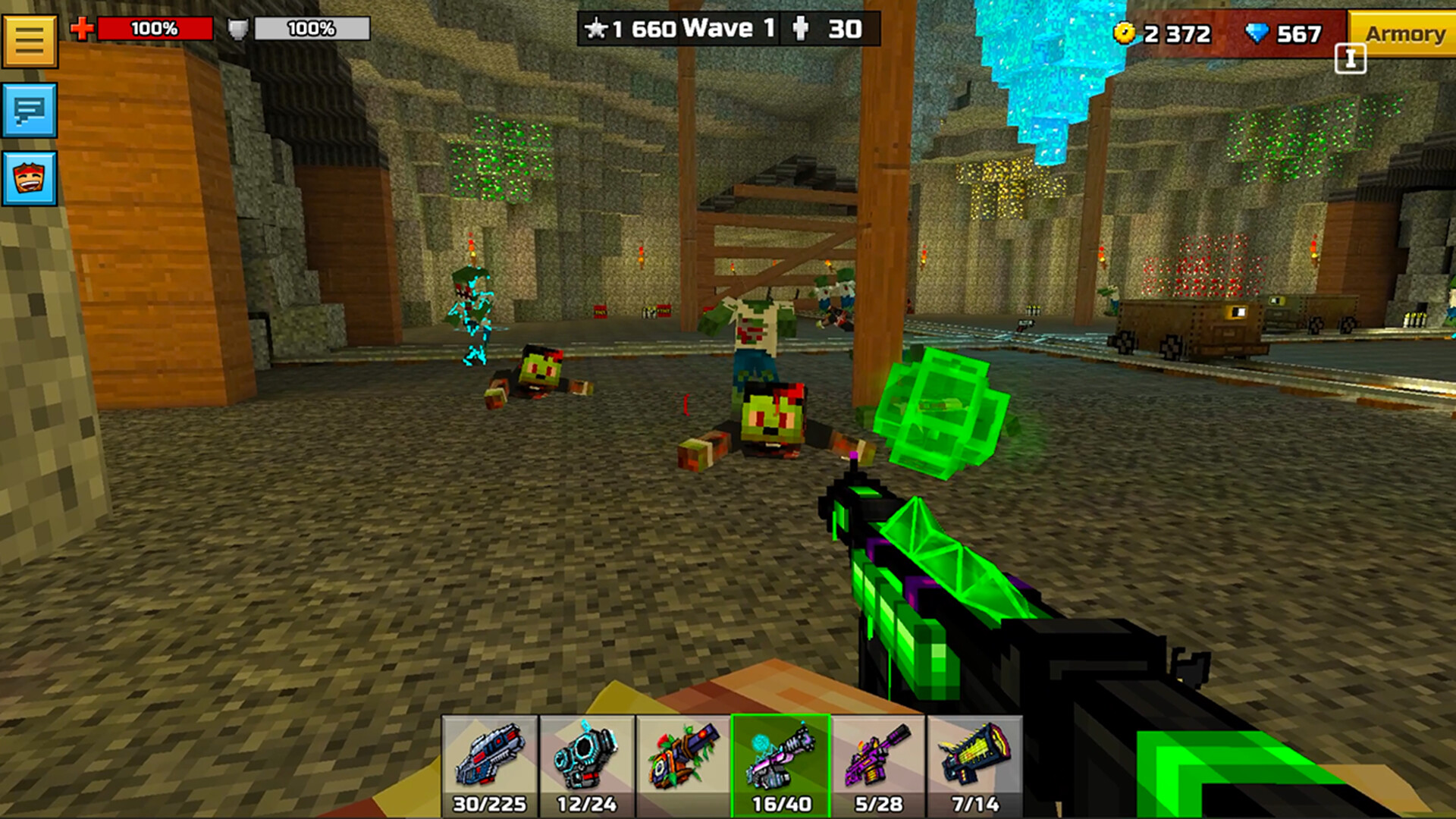 Pixel Gun 3D: Poison Retro Set