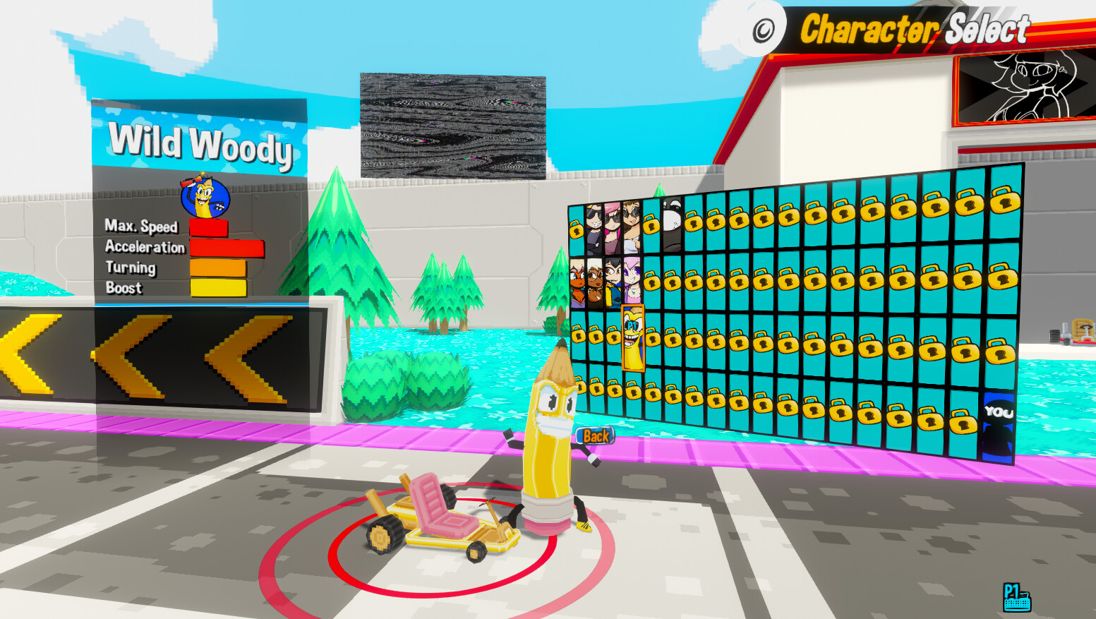 Shady Lewd Kart: Wild Woody Character Pack