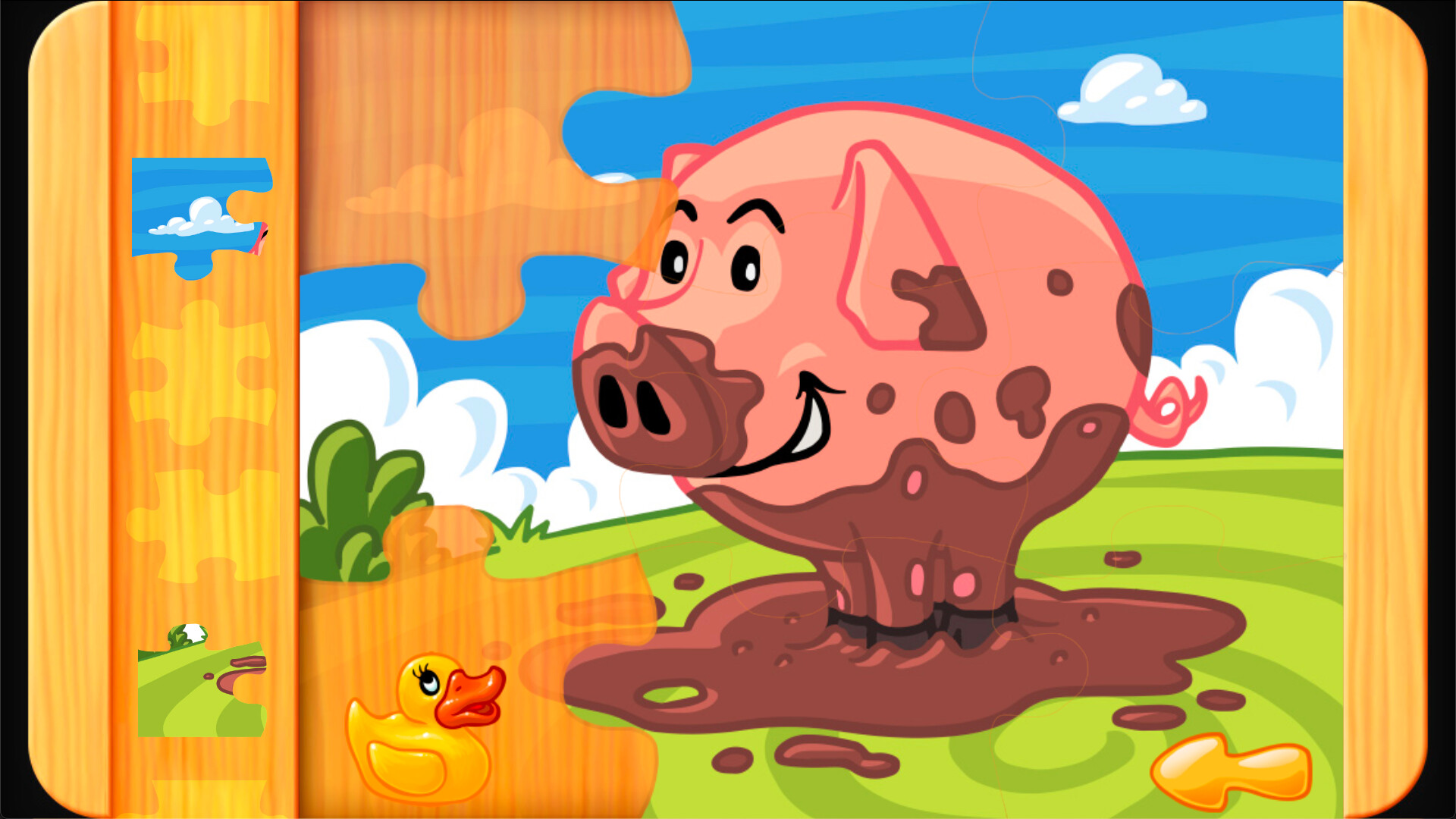 Animal Farm Jigsaw Games for Toddlers, Babys and Kids