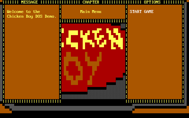 Text Adventure Engine: Chicken Boy