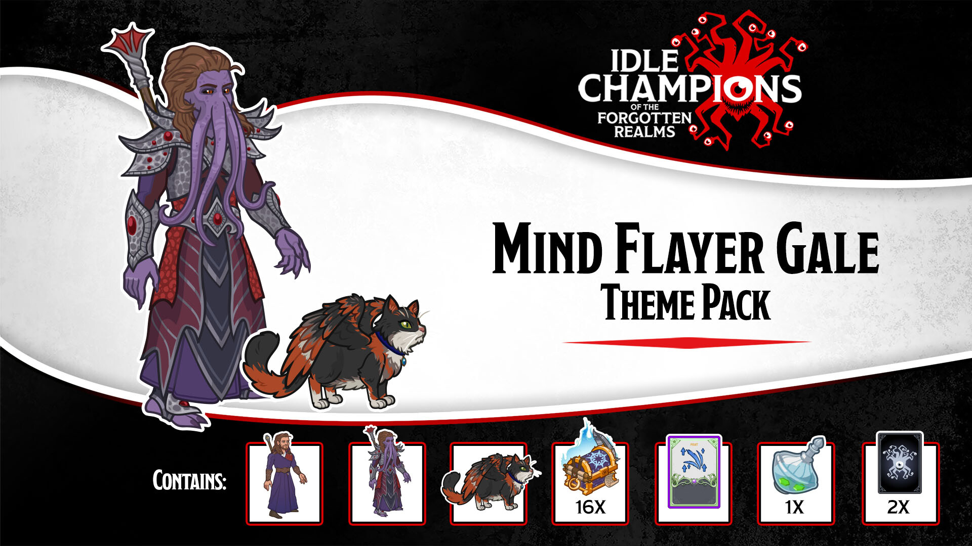 Idle Champions: Mind Flayer Gale Theme Pack